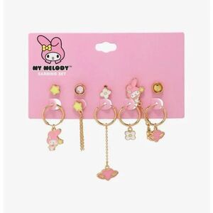 Hello Kitty Sanrio Pink My Melody Bunny 10x Individual earrings